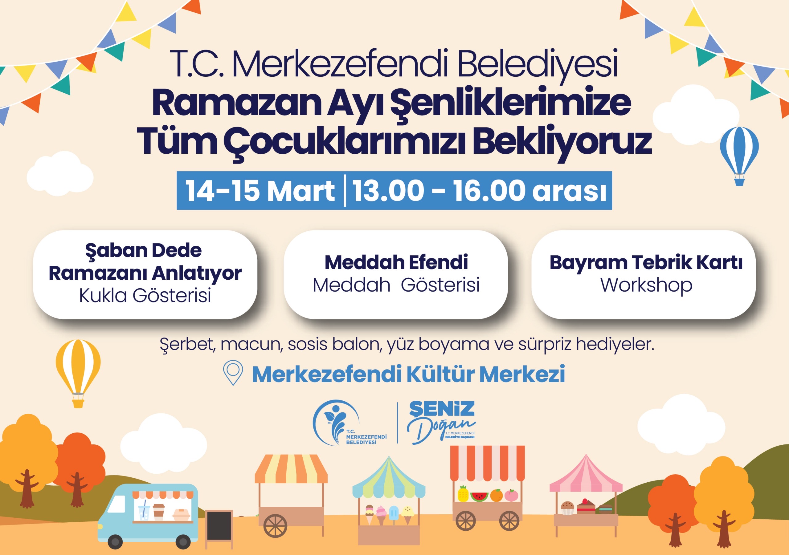 Çocuklar Merkezefendi’de Ramazan Şenliğinde Buluşacak