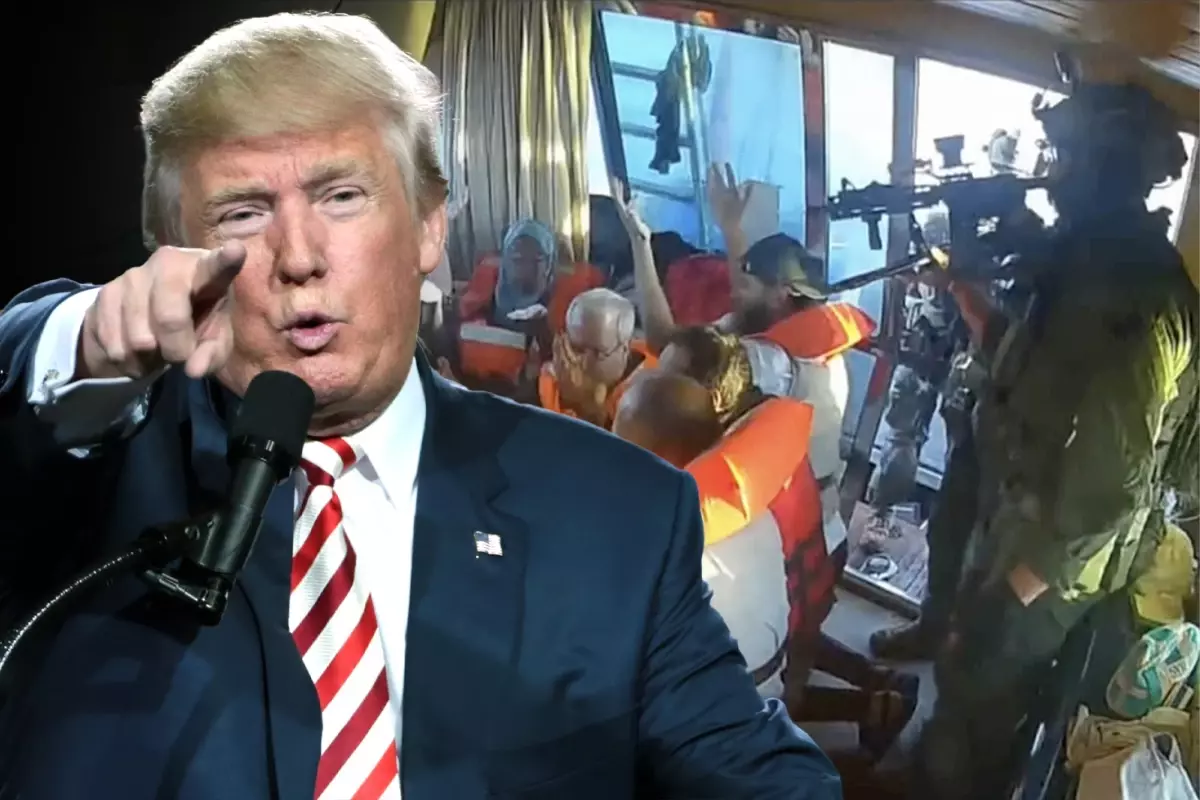 Sumud filosuna baskın sonrası Trump'tan dikkat çeken Gazze açıklamasıv