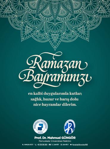 PAÜ Rektörü Mahmut Güngör’den önemli mesaj