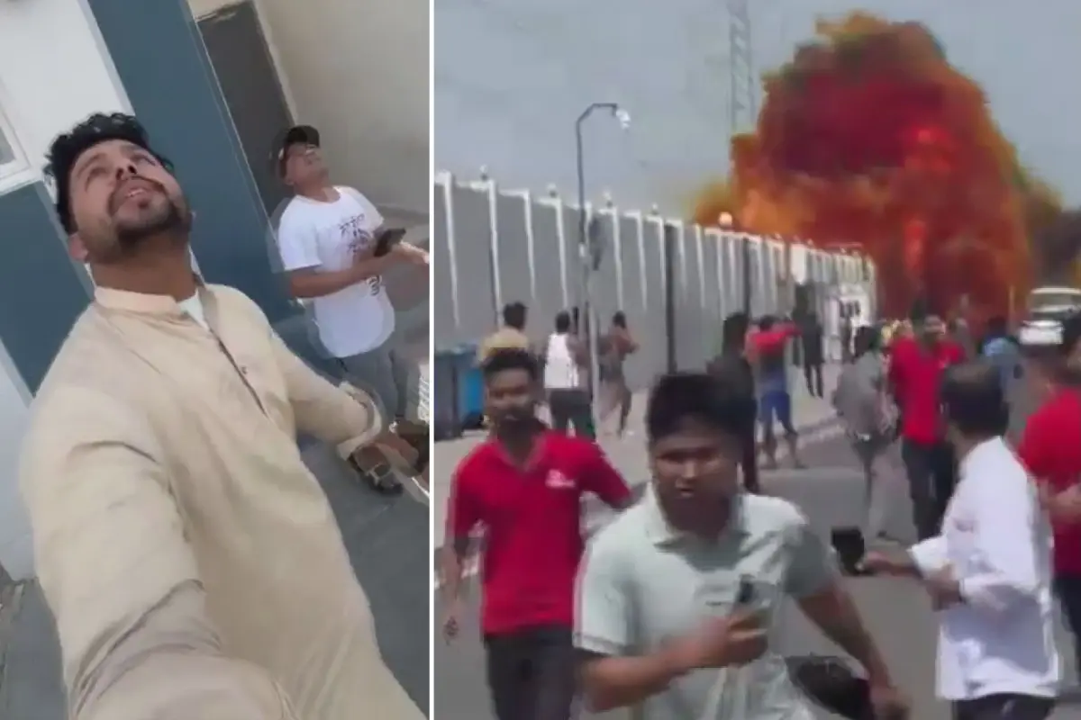 6 ülke hedef oldu! İşte İran füzesinin Katar'a düştüğü an