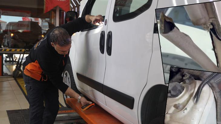 Yer: Konya... '2 parça değişeni var' denildi, gerçeği ekspertiz gidince anladı: 'Araba yolda giderken 3'e ayrılacak'