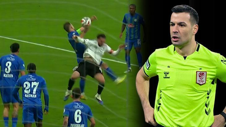 Eski hakemler Beşiktaş - Rizespor maçının tartışmalı pozisyonlarını değerlendirdi! 'Kazara temas, elle oynama yok'