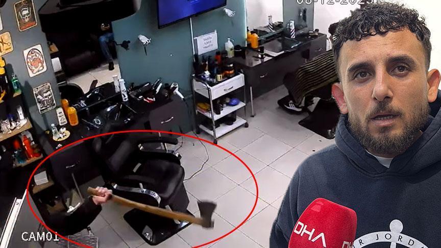 Baltayla kuaförü basan saldırgan yakalandı: Param sende kalmasın dedim klimaya vurdum