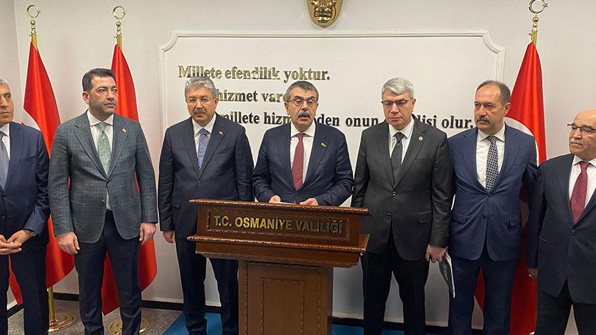 Milli Eğitim Bakanı Tekin: Deprem bölgesinin tamamında, 13 bin 321 dersliği eğitim-öğretime almış durumdayız