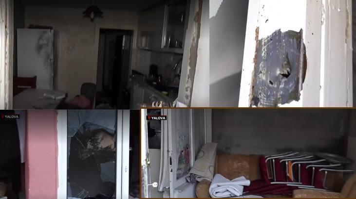 Son dakika... Yalova'da çatışmanın yaşandığı ev görüntülendi: Her noktada kurşun izleri