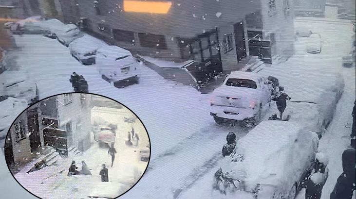 İstanbul'da yokuştan kayan kamyonet kar topu oynayan çocuklara çarptı! Sürücü tutuklandı