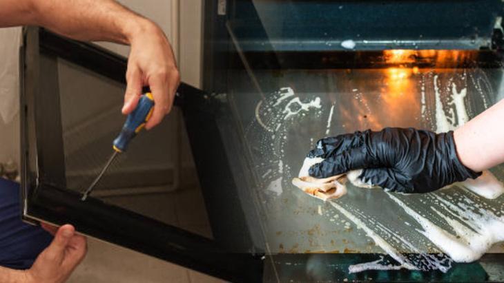 Fırının camını ‘tık’ diye çıkarın! Araya biriken kir böyle temizleniyormuş