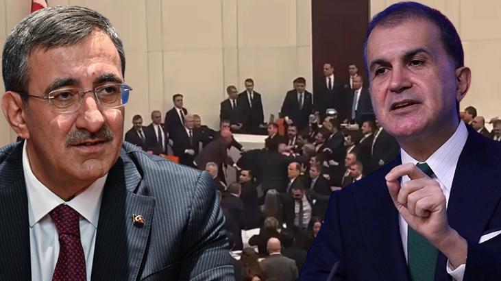 Cumhurbaşkanı Yardımcısı Cevdet Yılmaz ve AK Parti Sözcüsü Ömer Çelik'ten CHP'ye tepki: Provokatif yaklaşım