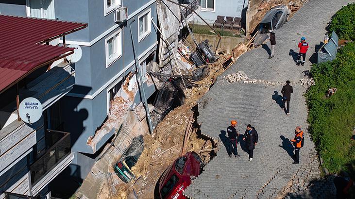 İzmir'de toprak kayması! Ortalık savaş alınına döndü: Göktaşı düştü sandım