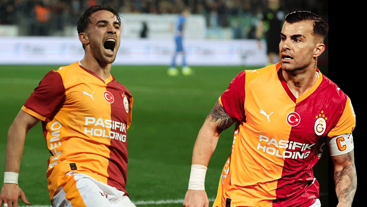 Galatasaray'da Yunus Akgün ve Abdülkerim Bardakcı'dan Fenerbahçe göndermesi!