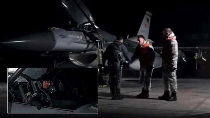 Balıkesir'de düşen F-16'da şehit Binbaşı İbrahim Bolat'tan geriye bu görüntüler kaldı!