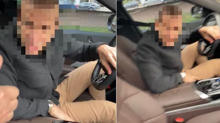 Trafikte yol verme kavgas! Yenidoğan bebekli aileye silah çekti