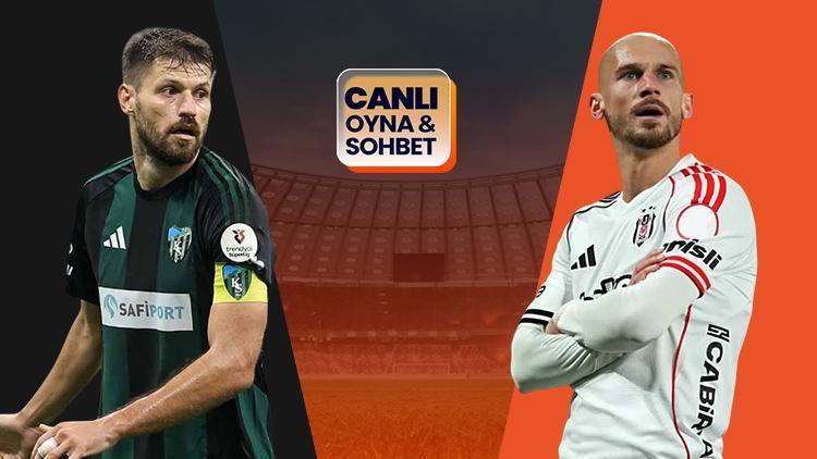 Beşiktaş, Kocaelispor'a konuk oluyor! Maçın heyecanı Misli'de