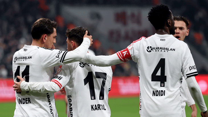 Beşiktaş'ın yenilmezlik serisi devam ediyor!