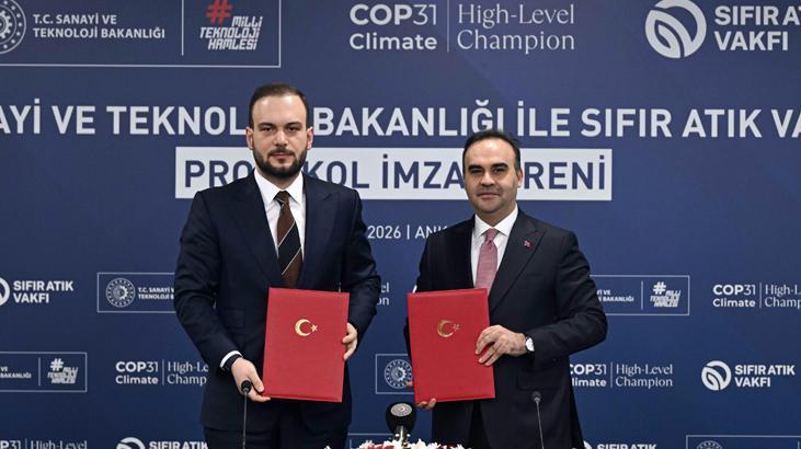 'Sıfır Atık' için imzalar atıldı! Bakan Kacır: Türkiye'nin yeşil dönüşümünün öncü çalışmalarını küresel sahneye taşıyacağız