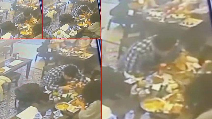 Ocakbaşında mide bulandıran olay! Yemekten çıkan böcek müşterinin dudağını ısırdı