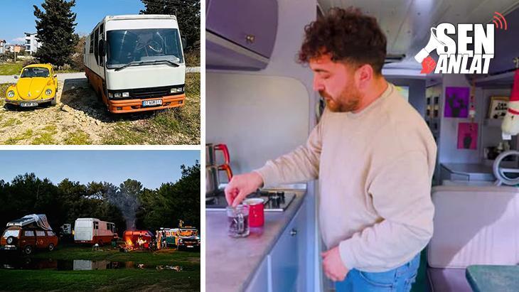 Pandemide işsiz kaldı, karavanda yeni bir hayata başladı! 5 yıldır ev kirası ödemiyor