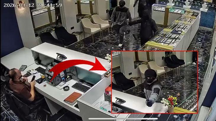 15 günlük kuyumcu kabusu yaşadı: Çay kazanıyla direndi