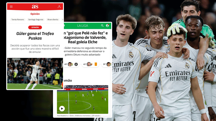 Real Madrid'de Arda Güler 70 metreden avladı! Dünyada gündem oldu: Böylesini Pele bile atmadı