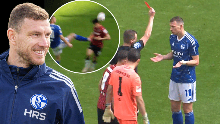 Dzeko'nun kırmızı maçın kaderini değişti! 90+8'de yıkıldılar