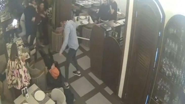 CHP'li belediye başkanının karıştığı kavga kamerada