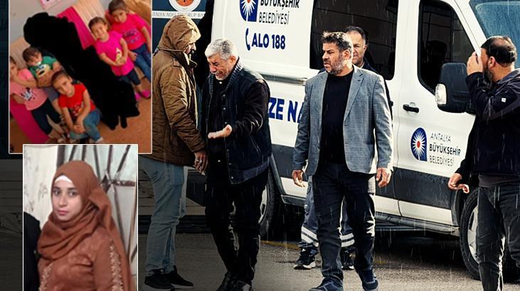 Acılı baba kızı ve 5 torununun cenazelerini gözyaşlarıyla teslim aldı