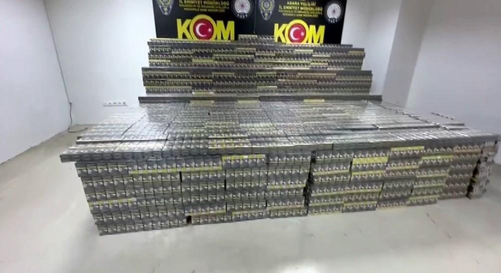 5 milyonluk kaçak sigara kamyonette ele geçirildi! Şüphelinin ifadesi şaşkınlık yarattı