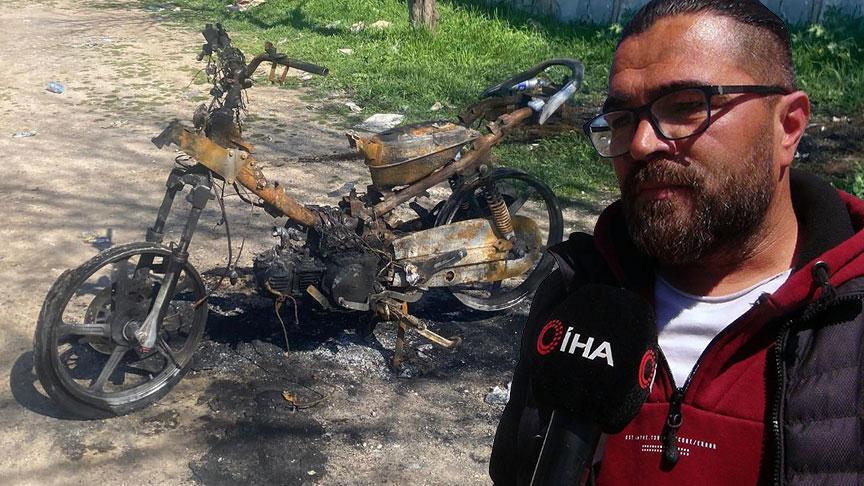 Gelen cezayı görünce bunalıma girdi! Motorunu ateşe verdi: Sıfırı zaten 50 bin TL