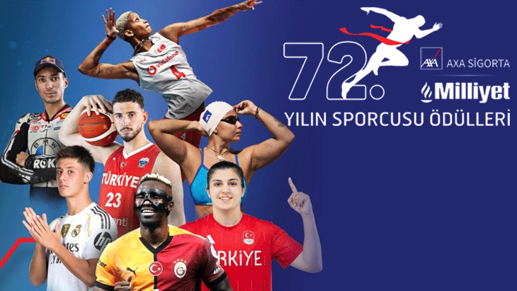 SON DAKİKA | Sporun Oscar gecesi! 72. AXA Sigorta Milliyet Yılın Sporcusu Ödülleri
