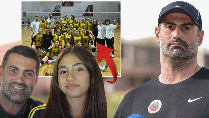 VakıfBank'ta Volkan Demirel'in kızı Yade'den Galatasaray'a galibiyet göndermesi!