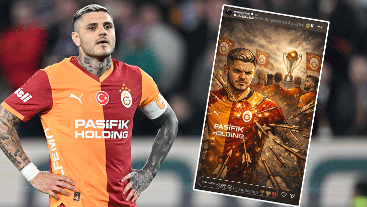 Galatasaray'da Icardi'den Trabzonspor mağlubiyeti sonrası paylaşım! 'Beni eleştirin'