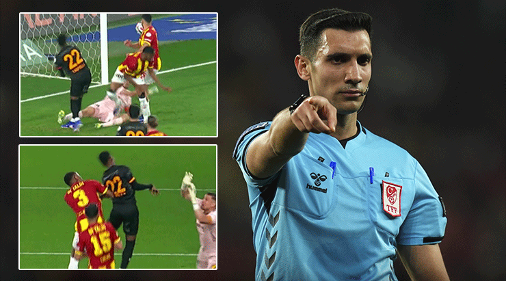 Göztepe-Galatasaray maçının tartışmalı pozisyonlarını eski hakemler değerlendirdi! Asprilla'nın pozisyonunda ikiye bölündüler
