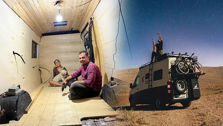 16 günde evlendiler, takıları eski bir minibüse yatırdılar! 'Kira yok, elektrik-su bedava'