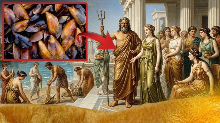 Adı 'altın' ama değeri altından fazla! Antik Yunan'da soylular giyiyordu: Midye kabuğundan çıkıyor