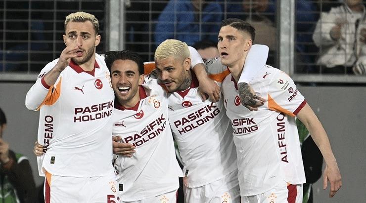 Galatasaray'da Yunus Akgün maça damga vurdu! 'Şampiyon olacağız'