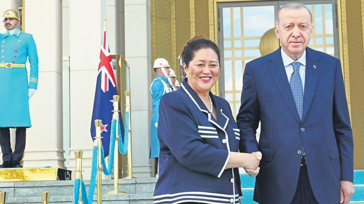 Erdoğan, Yeni Zelanda Genel Valisi Kiro’yu kabul etti