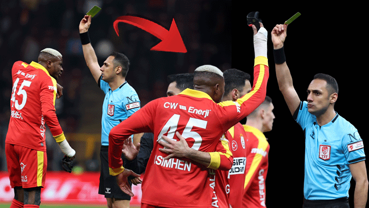 Galatasaray'da Osimhen son düdükten sonra çılgına döndü! Hakeme tepki gösterdi