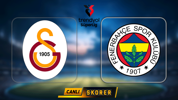 CANLI | Süper Lig'de yılın en kritik derbisinde Galatasaray ile Fenerbahçe karşı karşıya! İlk 11'ler belli oldu