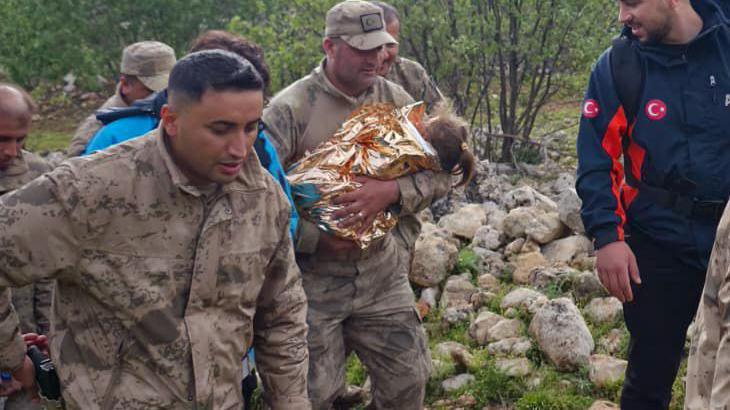2,5 yaşındaki Melike’den 17 saat sonra sevindiren haber! Bitkin halde bulundu