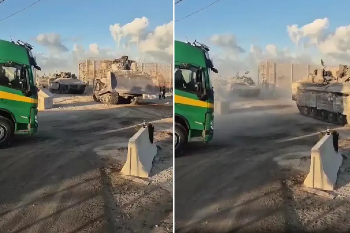 Ateşkesin ardından İsrail ordusu Gazze'den çekilmeye başladı