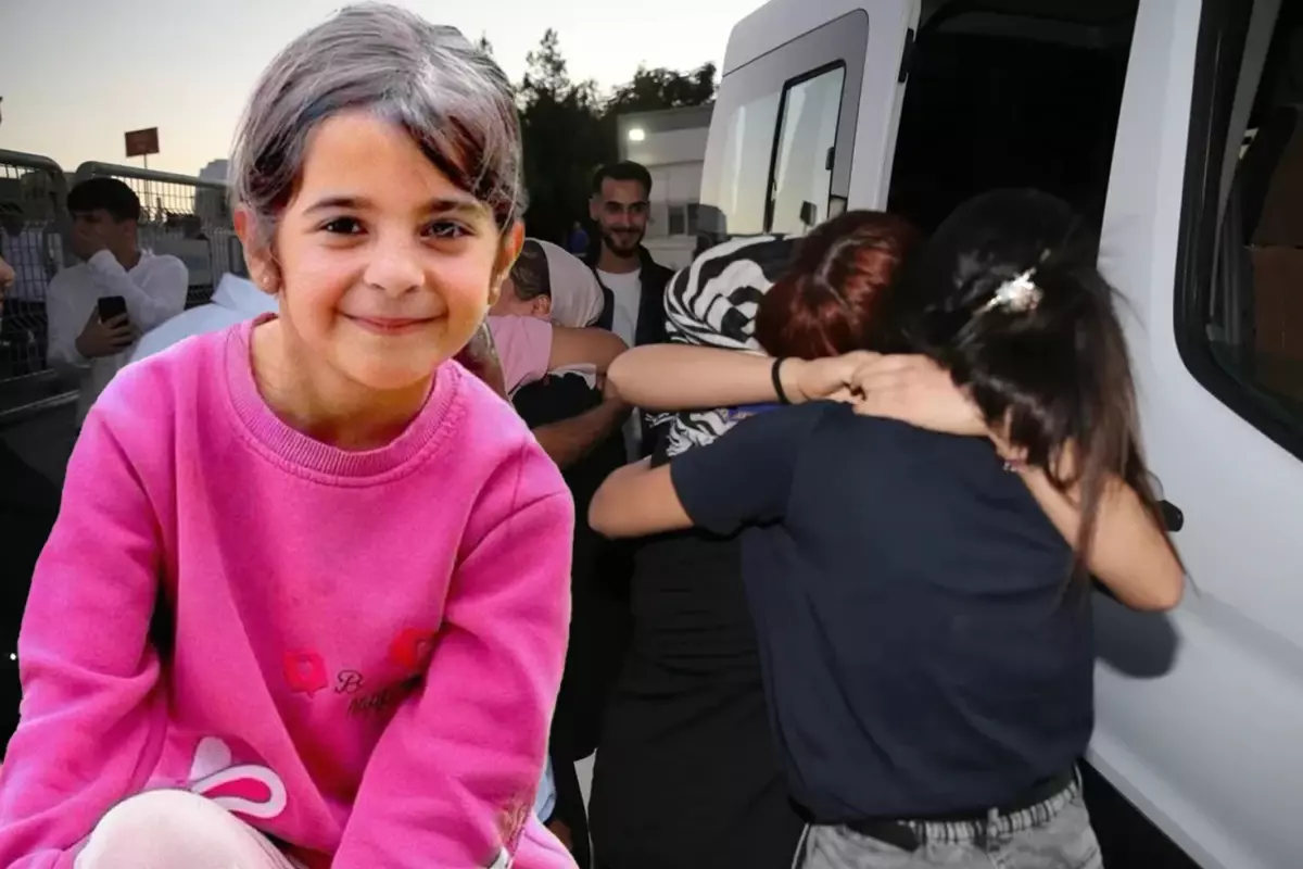 Cezaevinden çıkan Güran ailesi üyeleri, Narin'in mezarını ziyaret etti