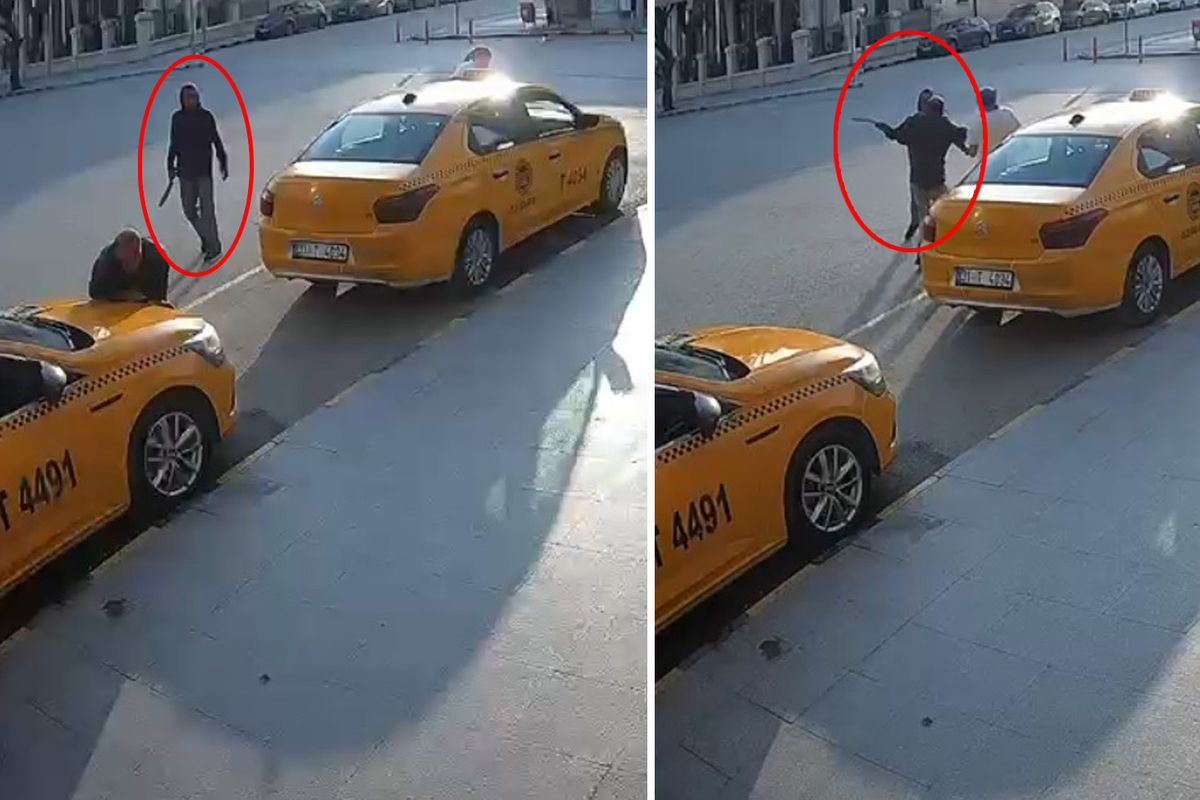 Cezaevinden çıkan şahıs, 1 saatte farklı noktalarda 3 kişiyi satırla yaraladı