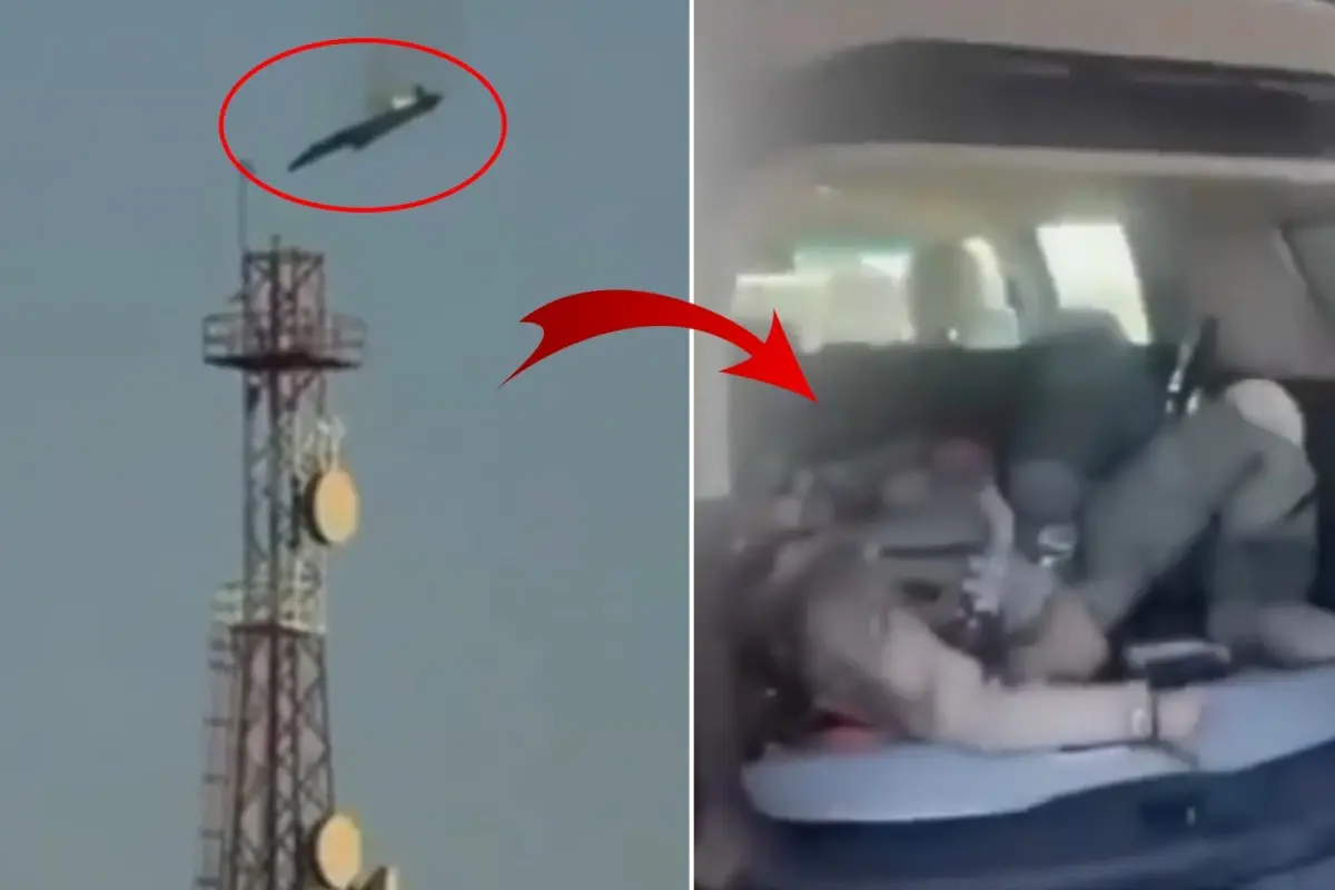 Düşen uçak ABD'ye ait çıktı, pilot son anda atlayarak kurtuldu