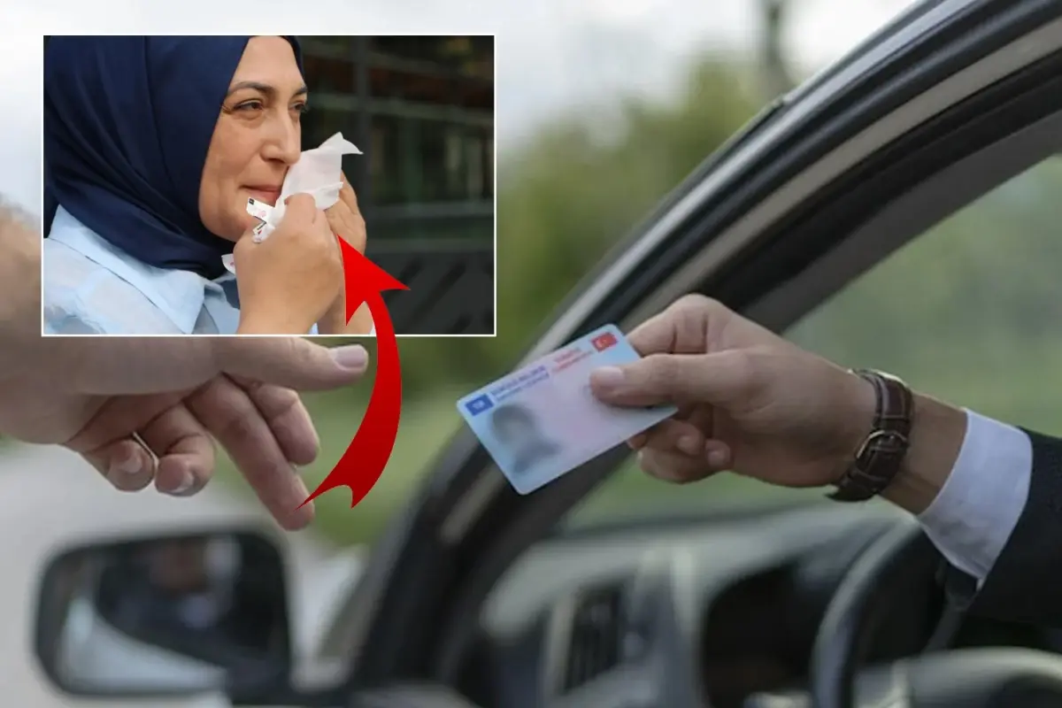 Sürücüler sakın bu hatayı yapmayın! Genç kadın ehliyetinden oldu