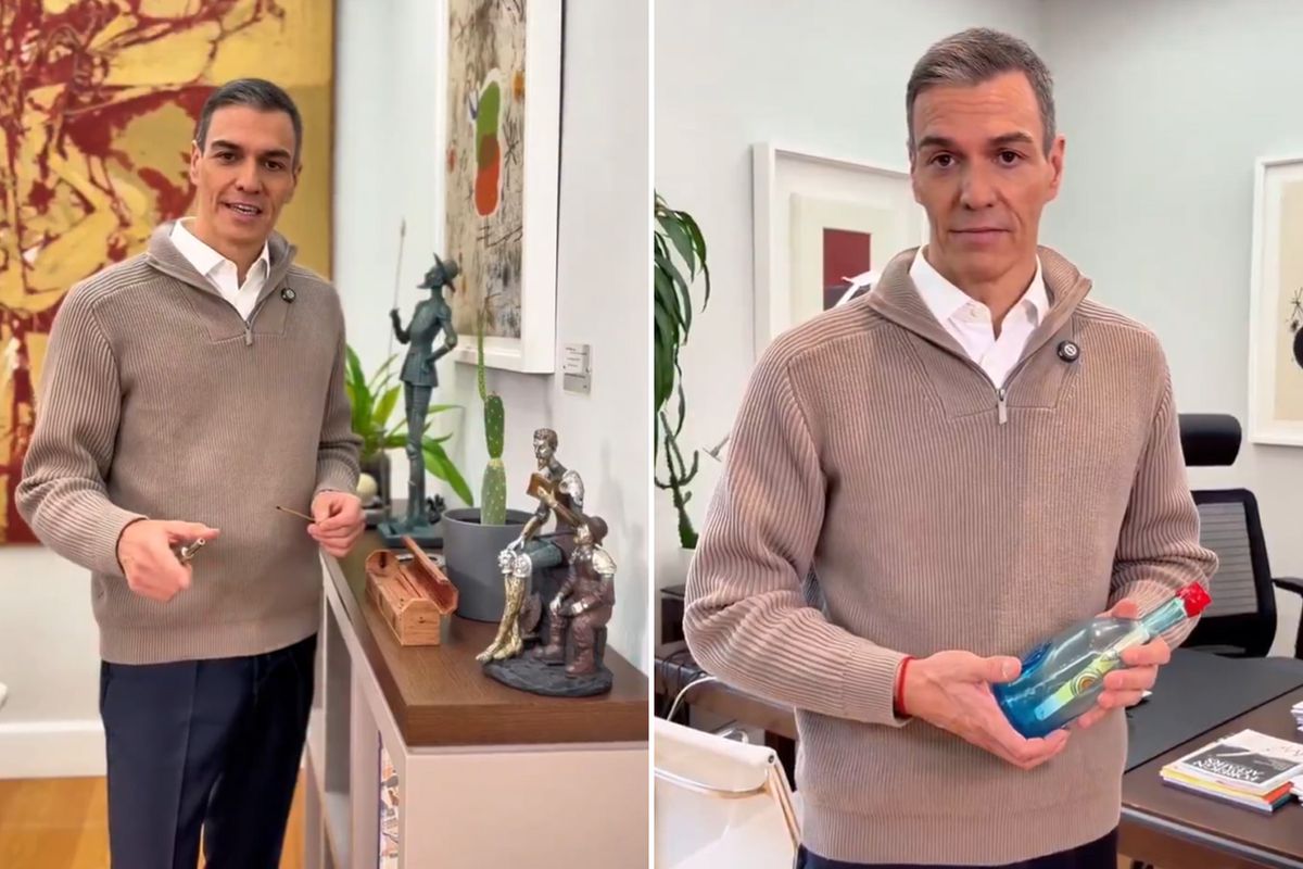 İspanya Başbakanı Sanchez ofisindeki 3 vazgeçilmez eşyayı paylaştı! İçlerinden biri herkesi etkiledi