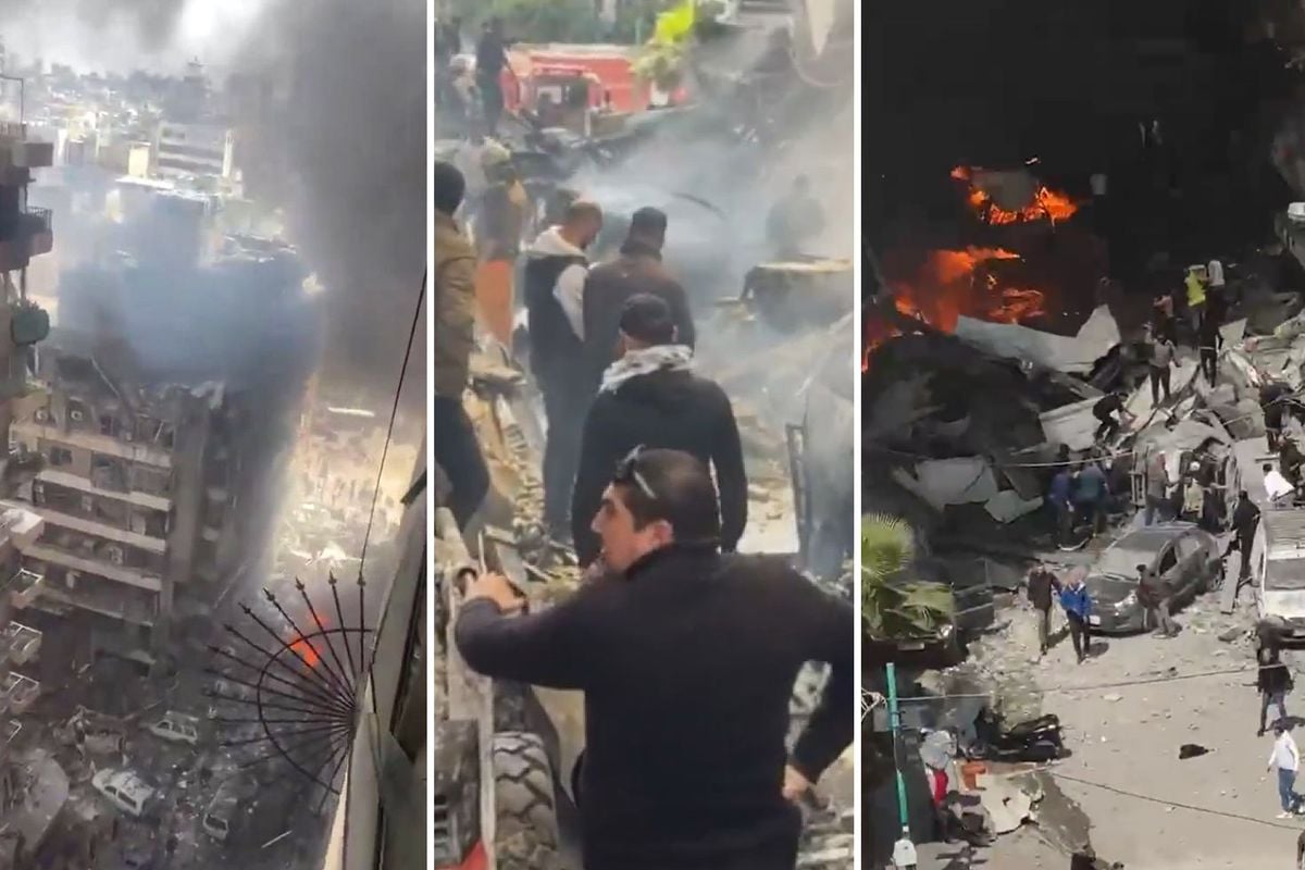 İsrail, Lübnan'ı vuruyor: Bölgeden gelen görüntüler dehşete düşürdü