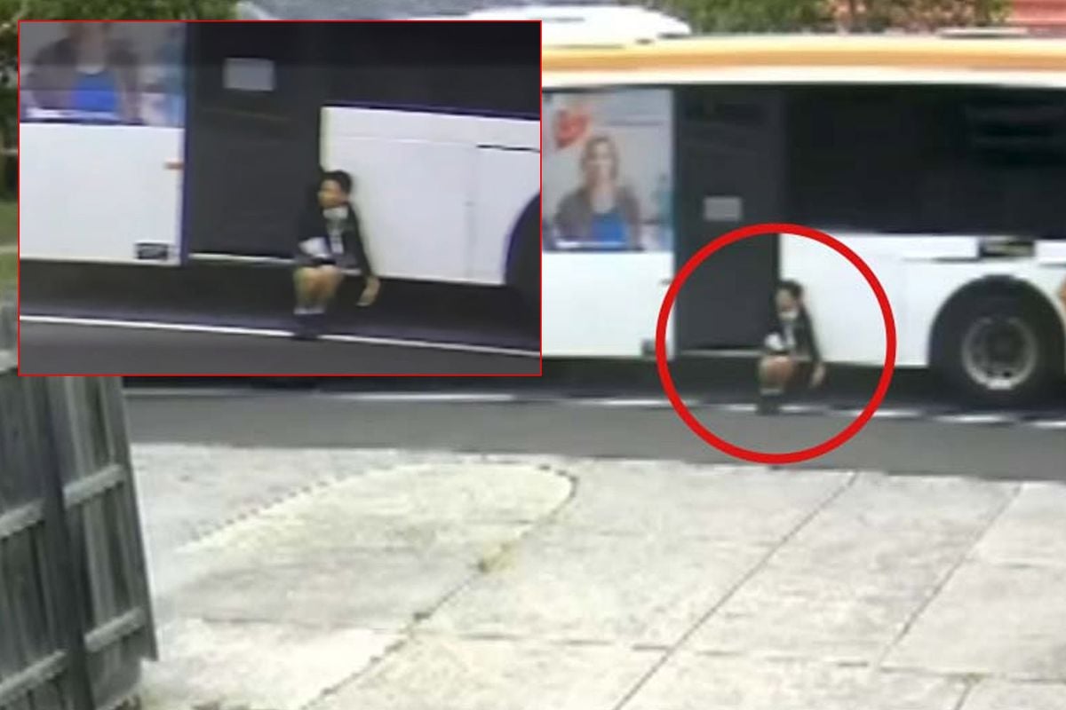 Otobüsün kapısına sıkışan 12 yaşındaki kız çocuğu böyle sürüklendi