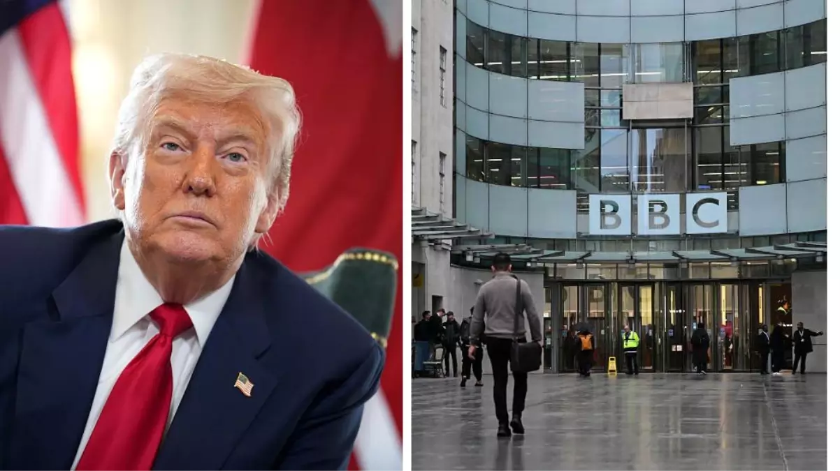Trump, BBC'ye 5 milyar dolarlık karalama davası açtı