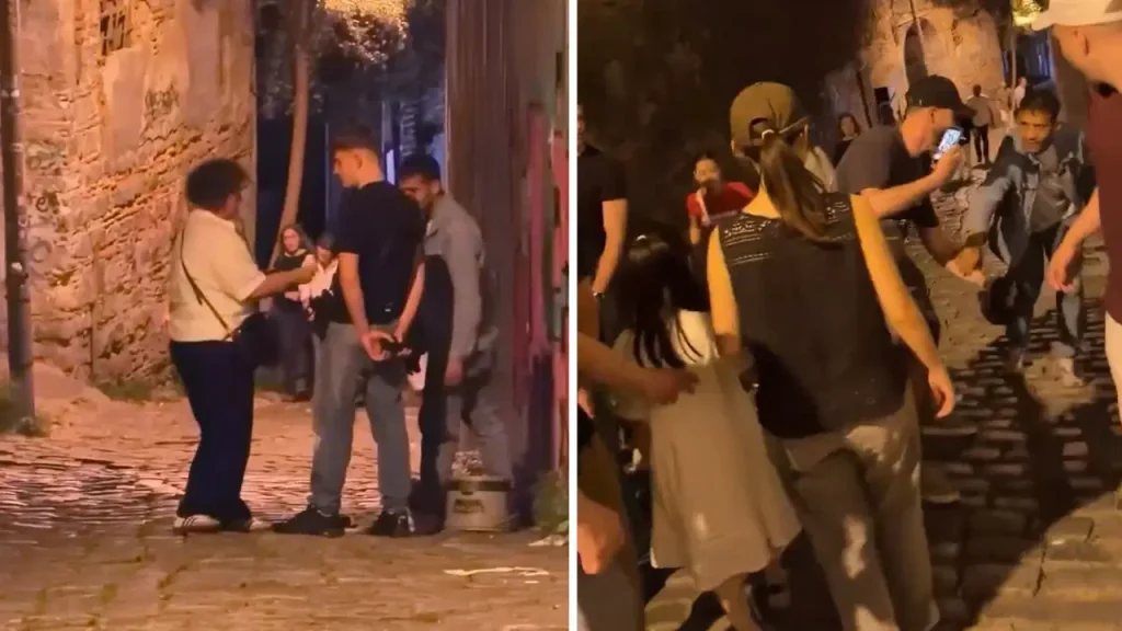 Galata’da ‘fırça düşürme’ bahanesiyle dolandırıcılık girişimi… Kadını Rus turistler kurtardı, şüpheli yakalandı!