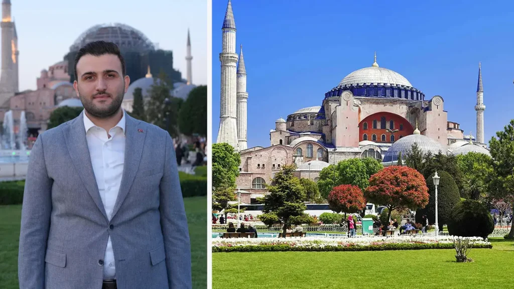 AKP İstanbul Gençlik Kolları’ndan ‘Ayasofya’ yürüyüşü